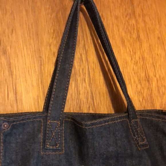 Gap Denim Tote bag w Nautical Anchor print. - Picture 4 of 9